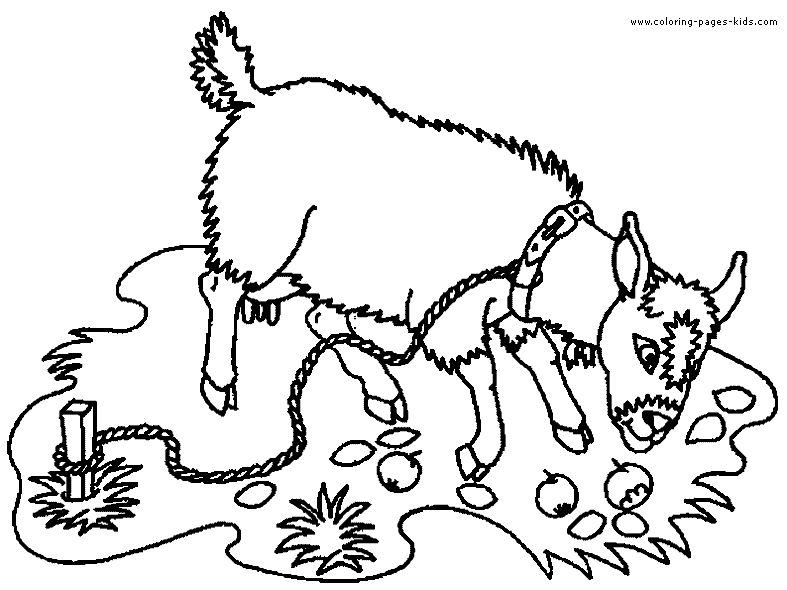 Coloring page: Goat (Animals) #2378 - Free Printable Coloring Pages