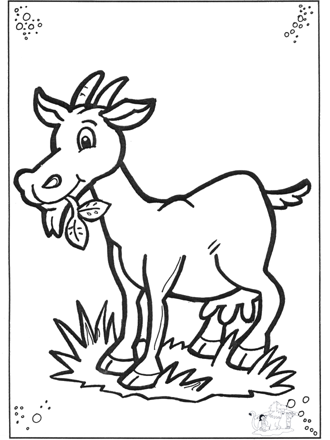 Coloring page: Goat (Animals) #2384 - Free Printable Coloring Pages