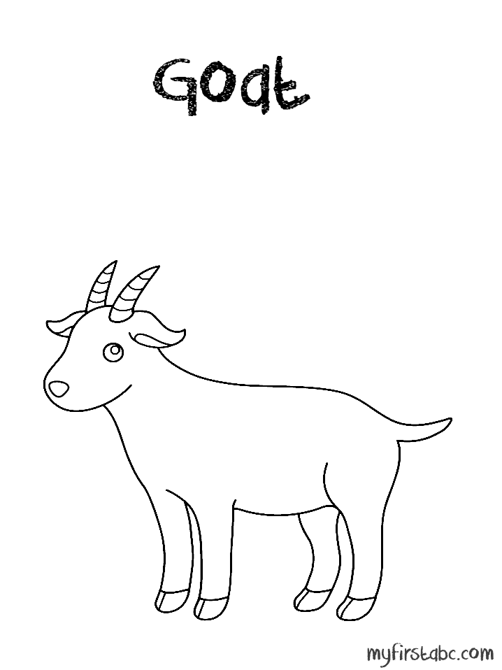 Coloring page: Goat (Animals) #2405 - Free Printable Coloring Pages