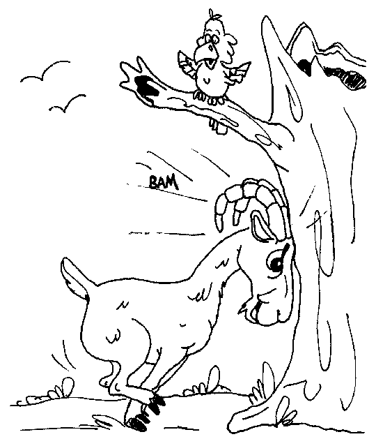 Coloring page: Goat (Animals) #2423 - Free Printable Coloring Pages