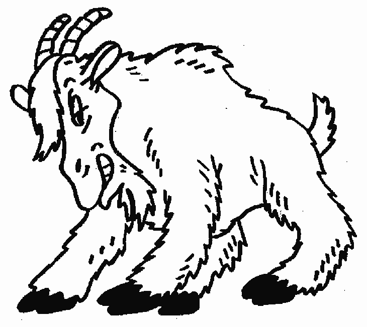 Coloring page: Goat (Animals) #2441 - Free Printable Coloring Pages