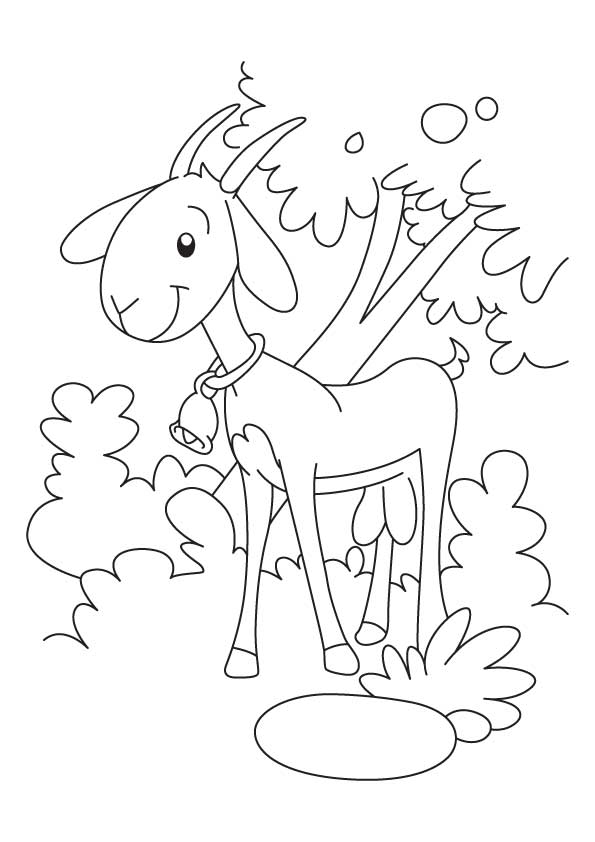 Coloring page: Goat (Animals) #2446 - Free Printable Coloring Pages