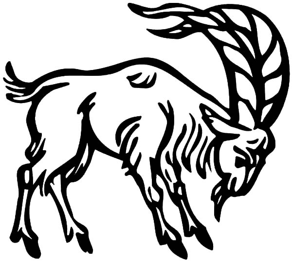 Coloring page: Goat (Animals) #2507 - Free Printable Coloring Pages