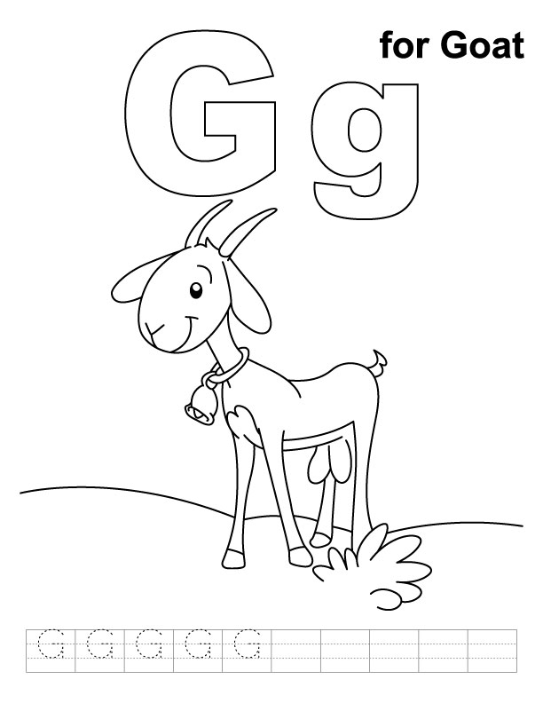 Coloring page: Goat (Animals) #2537 - Free Printable Coloring Pages