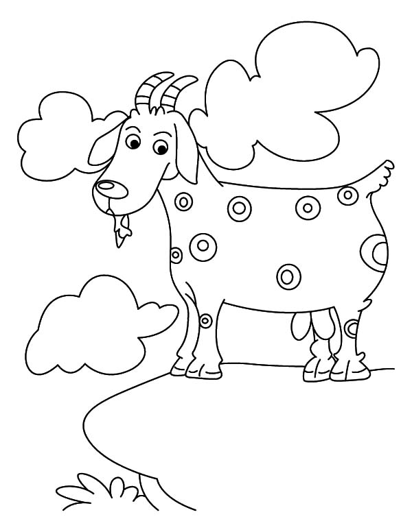 Coloring page: Goat (Animals) #2547 - Free Printable Coloring Pages