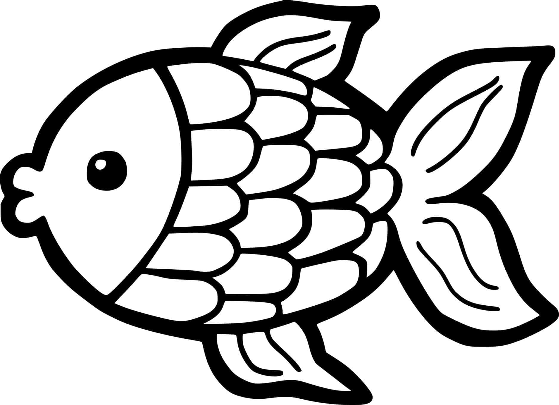 Free printable Goldfish coloring page #208328 from Animals collection