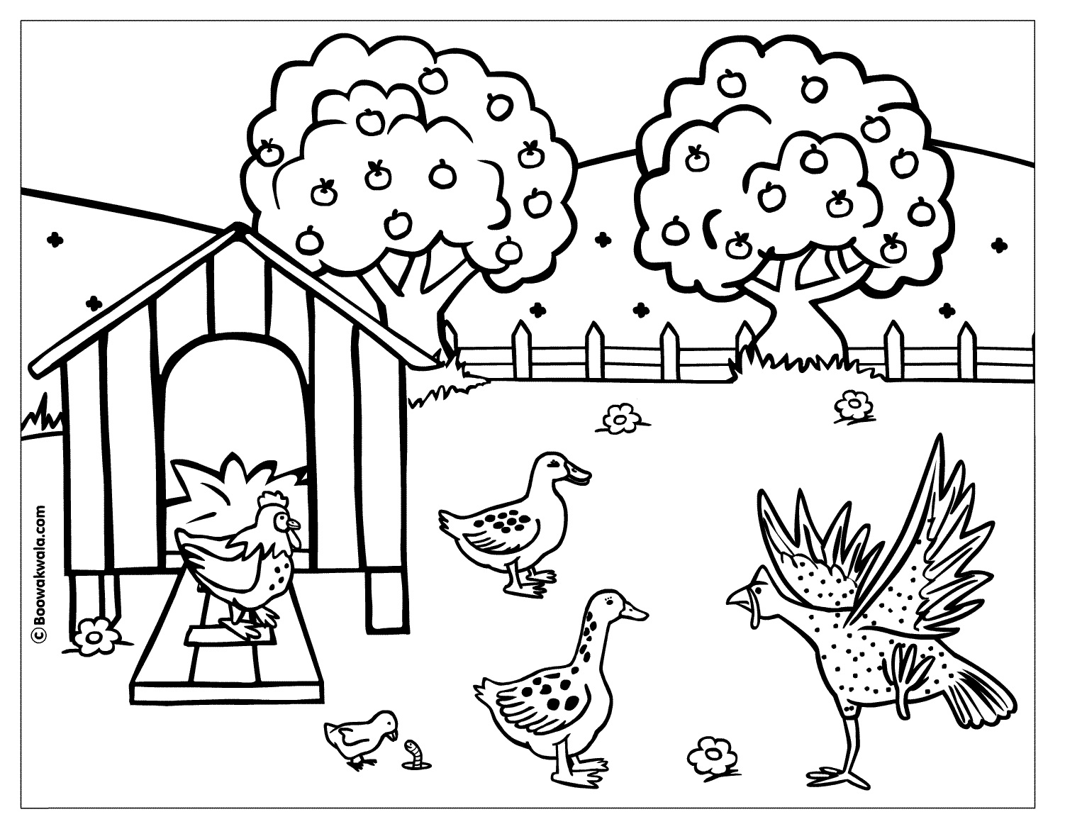 Coloring page: Goose (Animals) #11680 - Free Printable Coloring Pages
