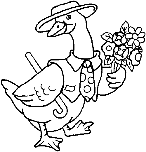 Coloring page: Goose (Animals) #11681 - Free Printable Coloring Pages