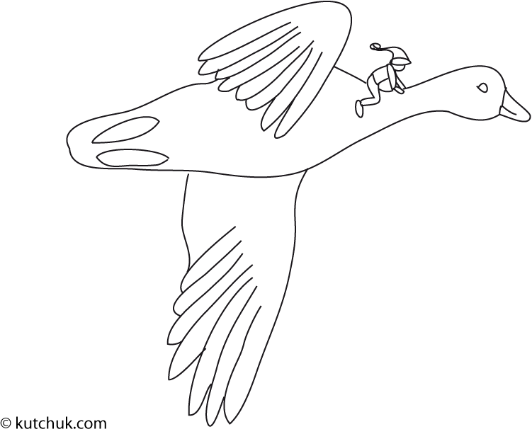 Coloring page: Goose (Animals) #11731 - Free Printable Coloring Pages