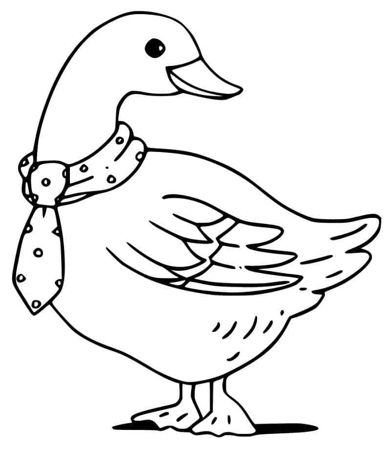 Free printable Goose coloring page #188149 from Animals collection