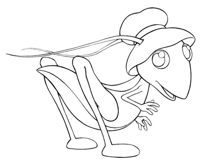 Coloring page: Grasshopper (Animals) #19792 - Free Printable Coloring Pages