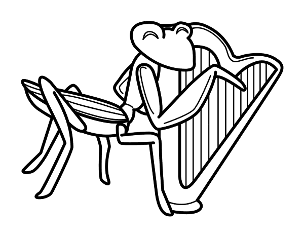 Coloring page: Grasshopper (Animals) #19811 - Free Printable Coloring Pages
