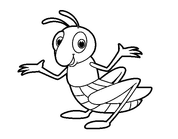 Coloring page: Grasshopper (Animals) #19818 - Free Printable Coloring Pages