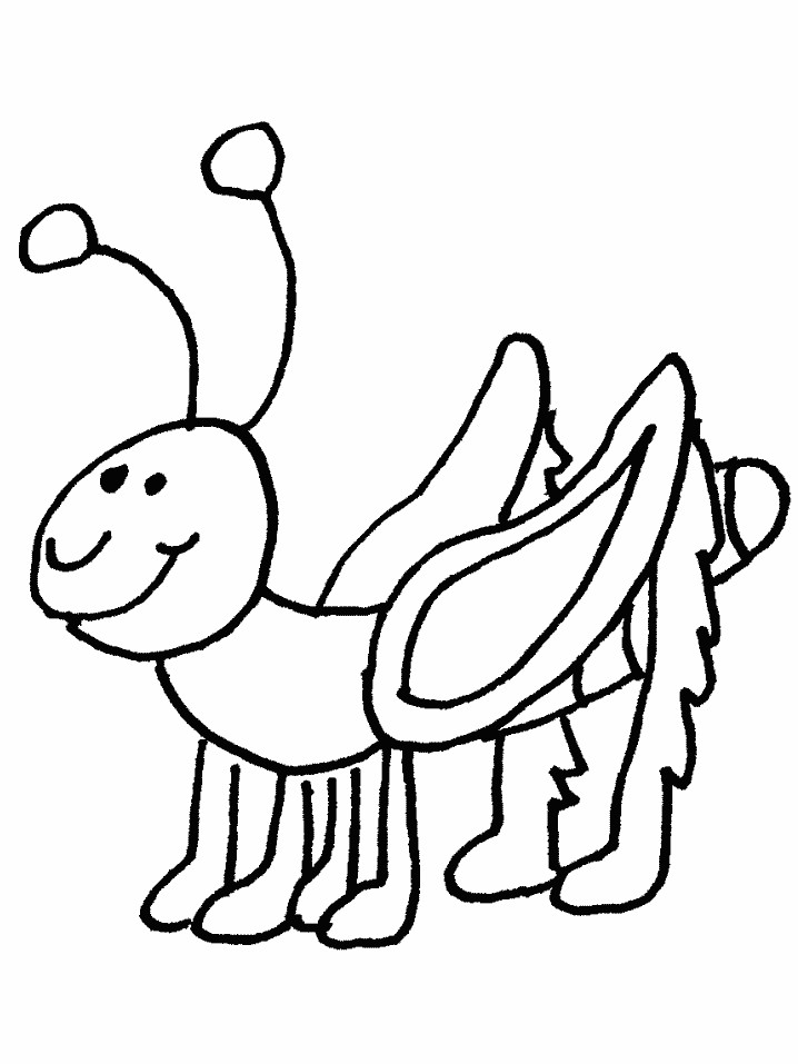 Coloring page: Grasshopper (Animals) #19825 - Free Printable Coloring Pages