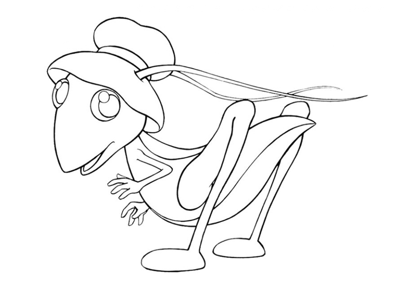 Coloring page: Grasshopper (Animals) #19829 - Free Printable Coloring Pages
