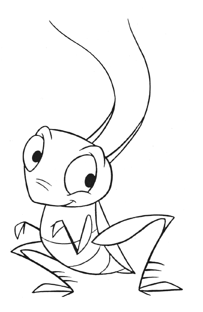 Coloring page: Grasshopper (Animals) #19831 - Free Printable Coloring Pages