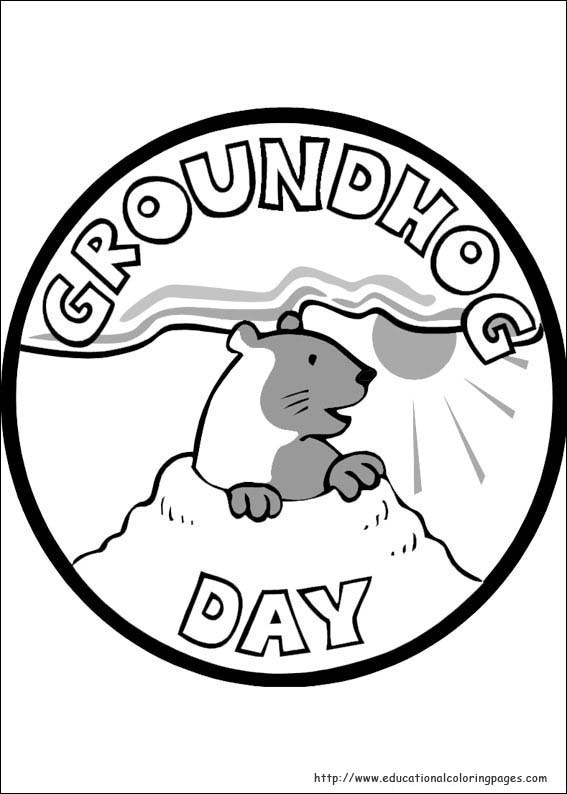 Coloring page: Groundhog (Animals) #10900 - Free Printable Coloring Pages
