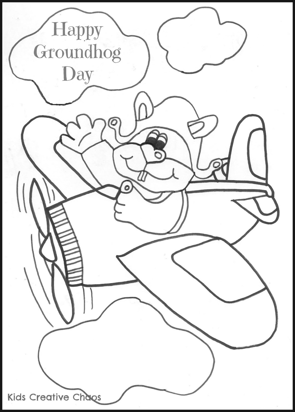 Coloring page: Groundhog (Animals) #10927 - Free Printable Coloring Pages