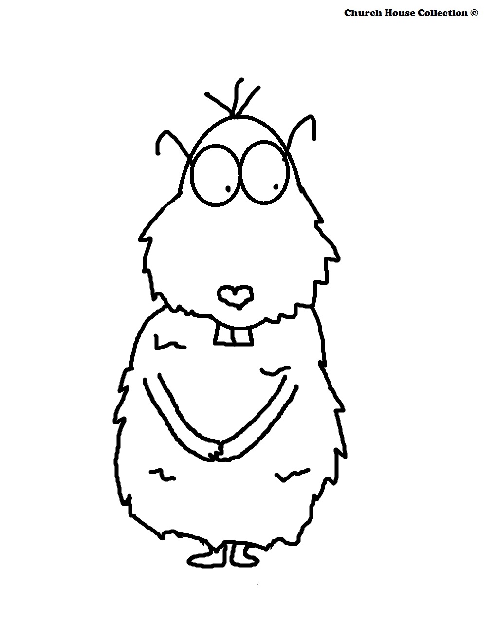Coloring page: Groundhog (Animals) #10982 - Free Printable Coloring Pages