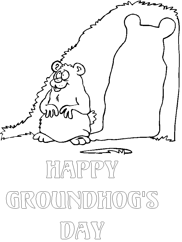 Coloring page: Groundhog (Animals) #10993 - Free Printable Coloring Pages