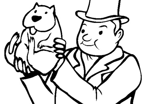 Coloring page: Groundhog (Animals) #11002 - Free Printable Coloring Pages