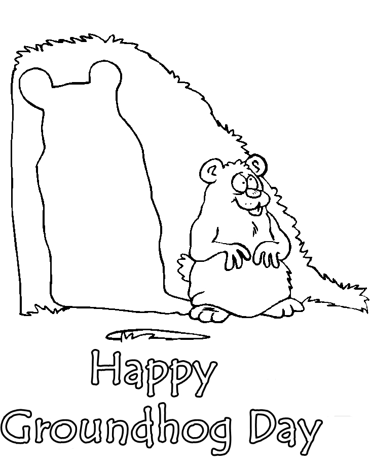Coloring page: Groundhog (Animals) #11026 - Free Printable Coloring Pages