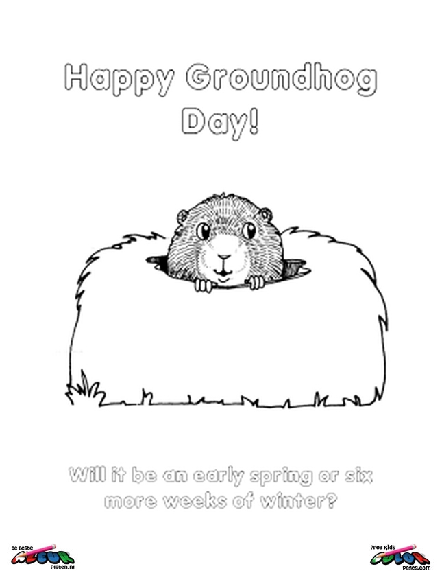 Coloring page: Groundhog (Animals) #11064 - Free Printable Coloring Pages