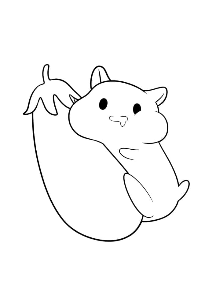 Free printable Hamster coloring page #188814 from Animals collection