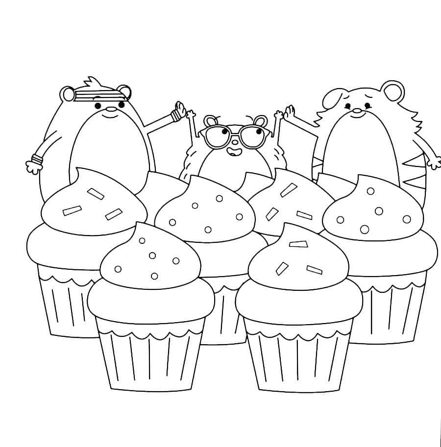 Free printable Hamster coloring page #188815 from Animals collection