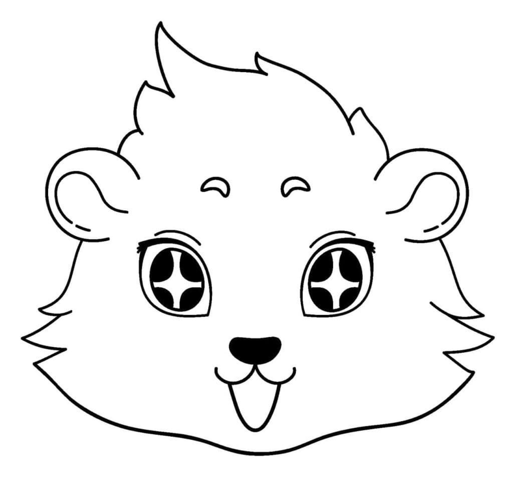 Free printable Hamster coloring page #188834 from Animals collection