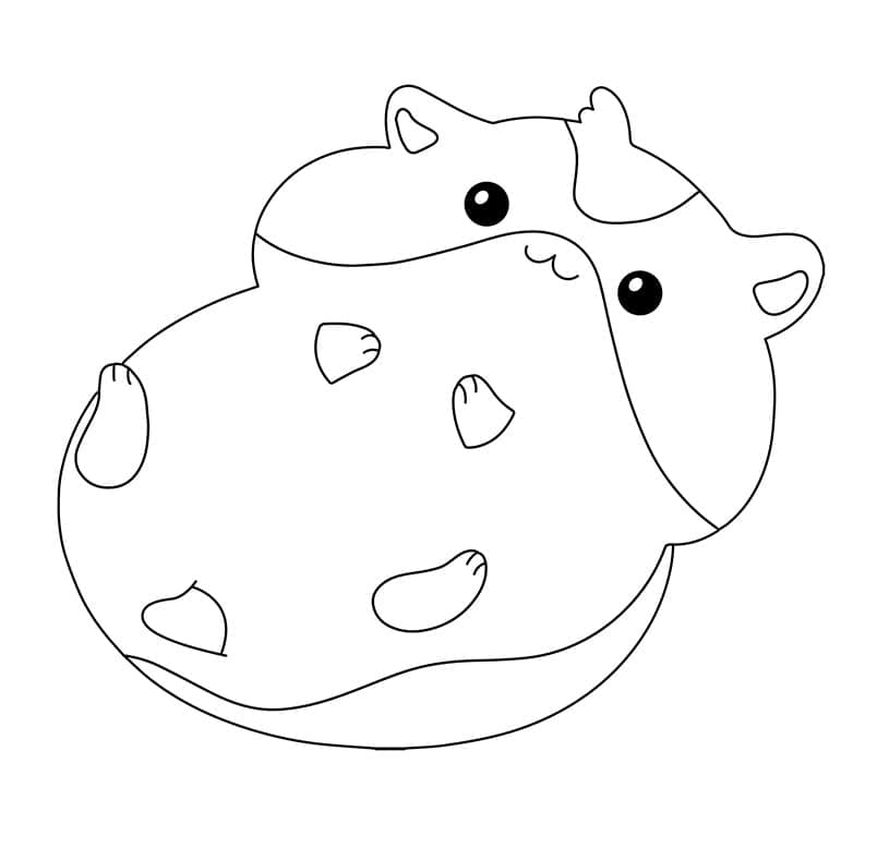 Free printable Hamster coloring page #188849 from Animals collection