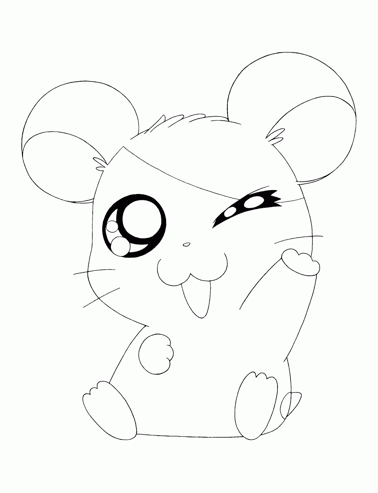 Coloring page: Hamster (Animals) #8022 - Free Printable Coloring Pages