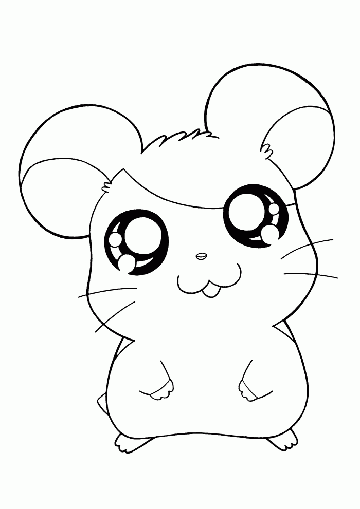Coloring page: Hamster (Animals) #8038 - Free Printable Coloring Pages