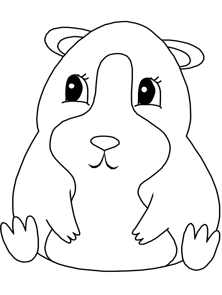 Drawing Hamster #8047 (Animals) – Printable coloring pages