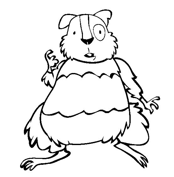 Coloring page: Hamster (Animals) #8051 - Free Printable Coloring Pages