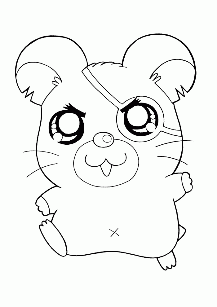 Coloring page: Hamster (Animals) #8079 - Free Printable Coloring Pages