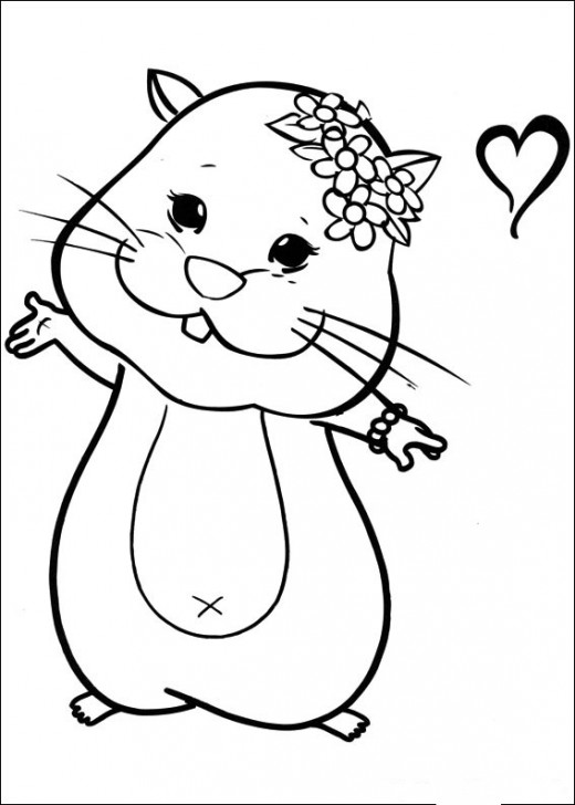 Coloring page: Hamster (Animals) #8082 - Free Printable Coloring Pages