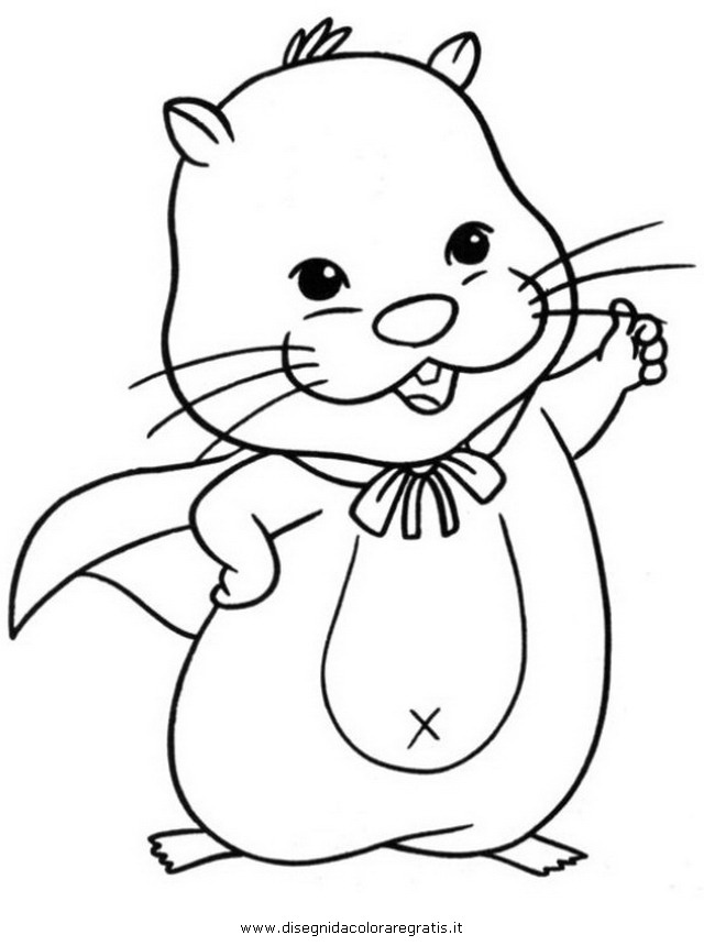 Coloring page: Hamster (Animals) #8084 - Free Printable Coloring Pages