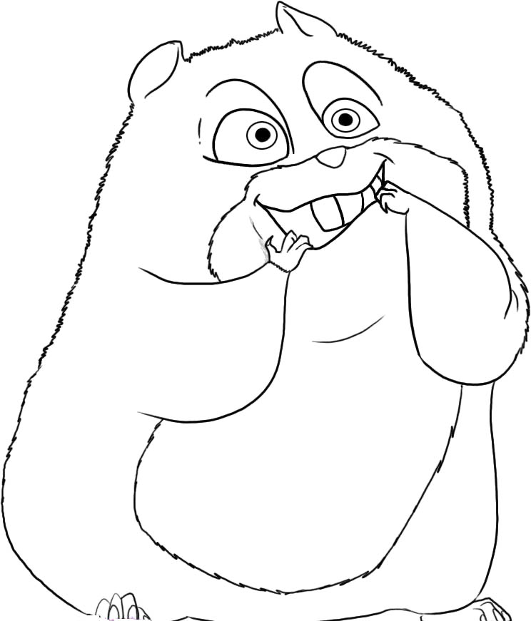 Coloring page: Hamster (Animals) #8089 - Free Printable Coloring Pages