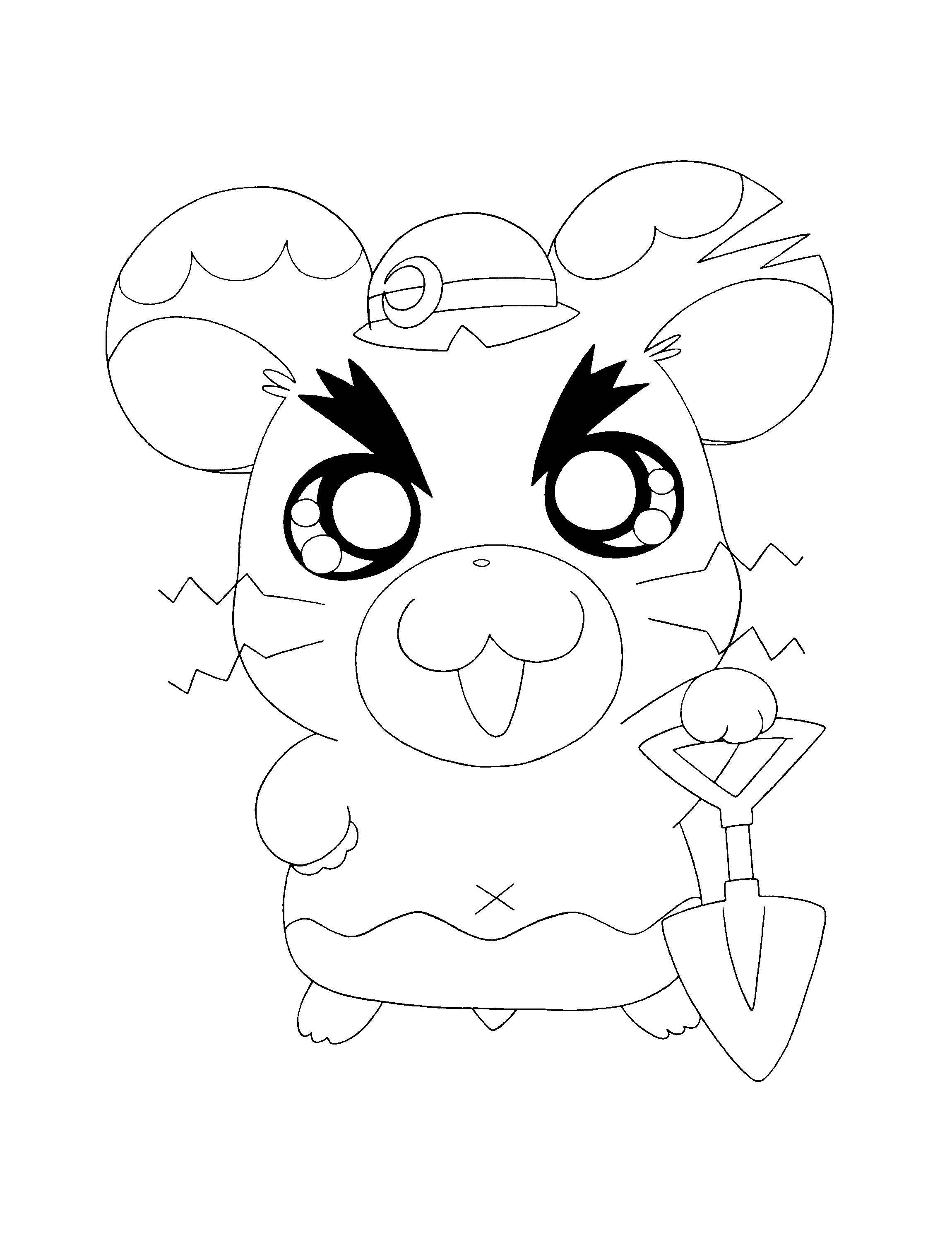 Coloring page: Hamster (Animals) #8114 - Free Printable Coloring Pages