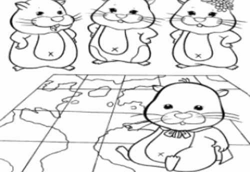 Coloring page: Hamster (Animals) #8131 - Free Printable Coloring Pages