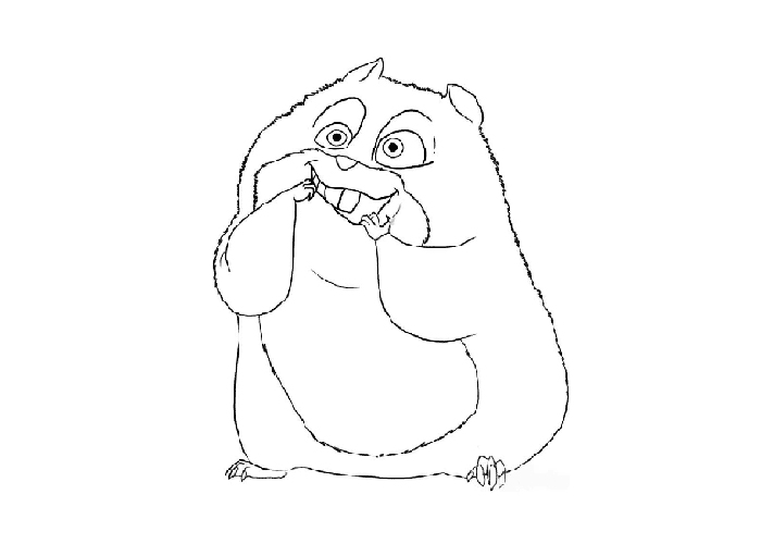 Coloring page: Hamster (Animals) #8146 - Free Printable Coloring Pages