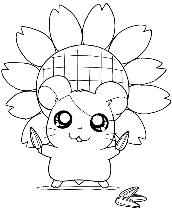 Coloring page: Hamster (Animals) #8147 - Free Printable Coloring Pages