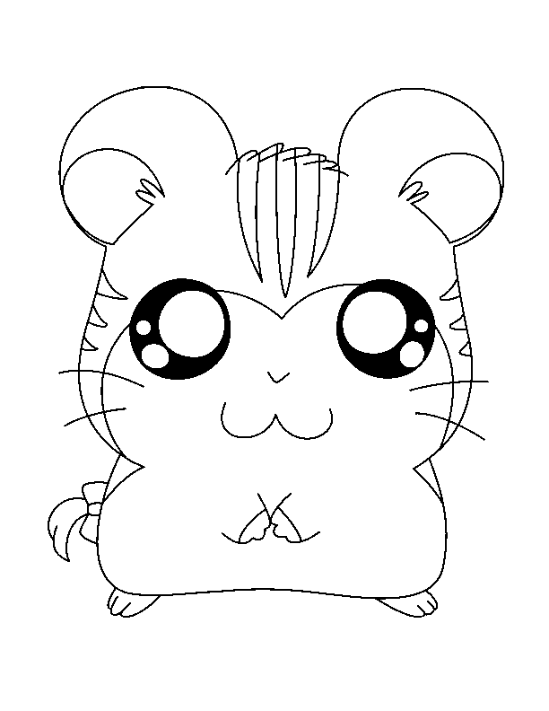 Coloring page: Hamster (Animals) #8150 - Free Printable Coloring Pages