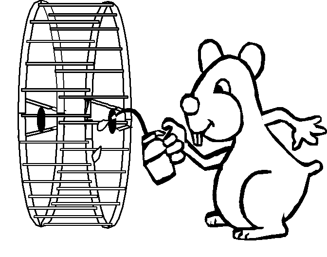 Coloring page: Hamster (Animals) #8155 - Free Printable Coloring Pages