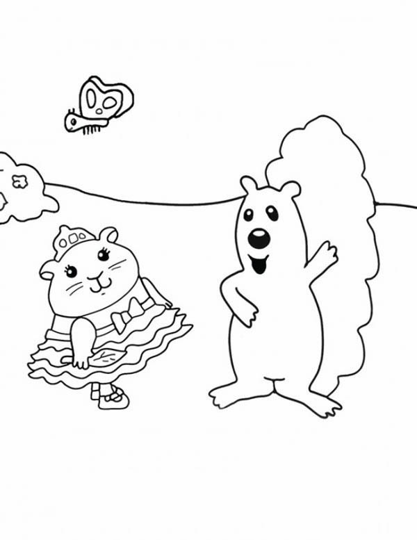 Coloring page: Hamster (Animals) #8186 - Free Printable Coloring Pages