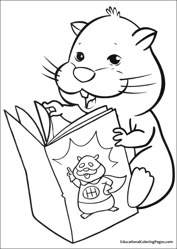 Coloring page: Hamster (Animals) #8193 - Free Printable Coloring Pages