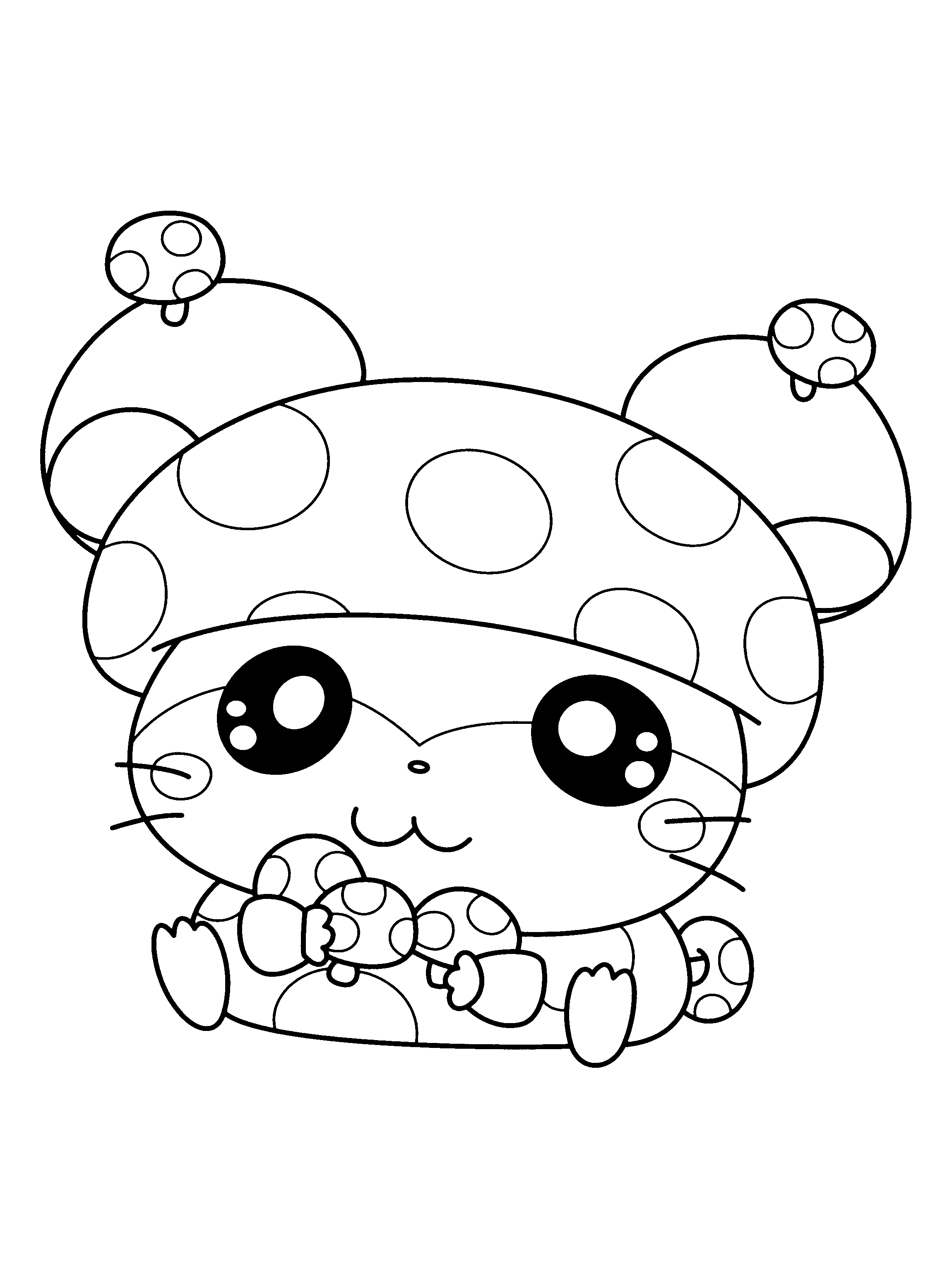 Coloring page: Hamster (Animals) #8201 - Free Printable Coloring Pages