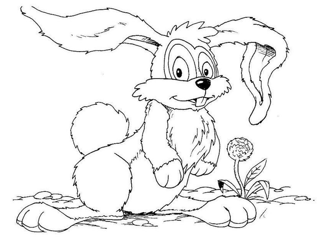 Coloring page: Hare (Animals) #10087 - Free Printable Coloring Pages