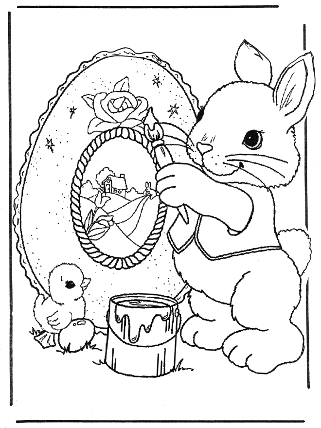 Coloring page: Hare (Animals) #10103 - Free Printable Coloring Pages